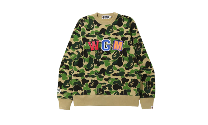 ABC Camo Shark Crewneck