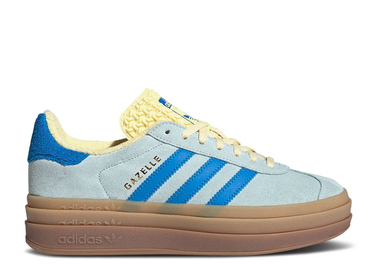 Adidas Gazelle Bold Almost Blue Yellow