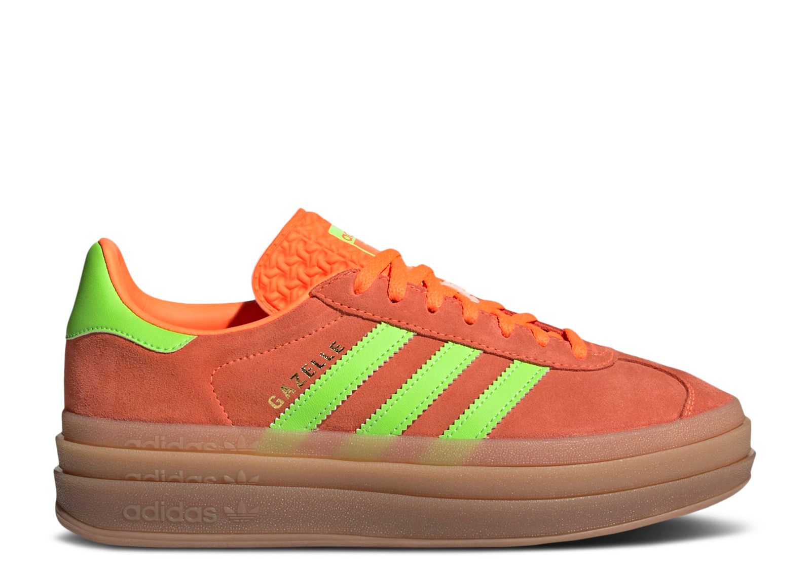 Adidas Gazelle Bold Solar Orange Solar Green