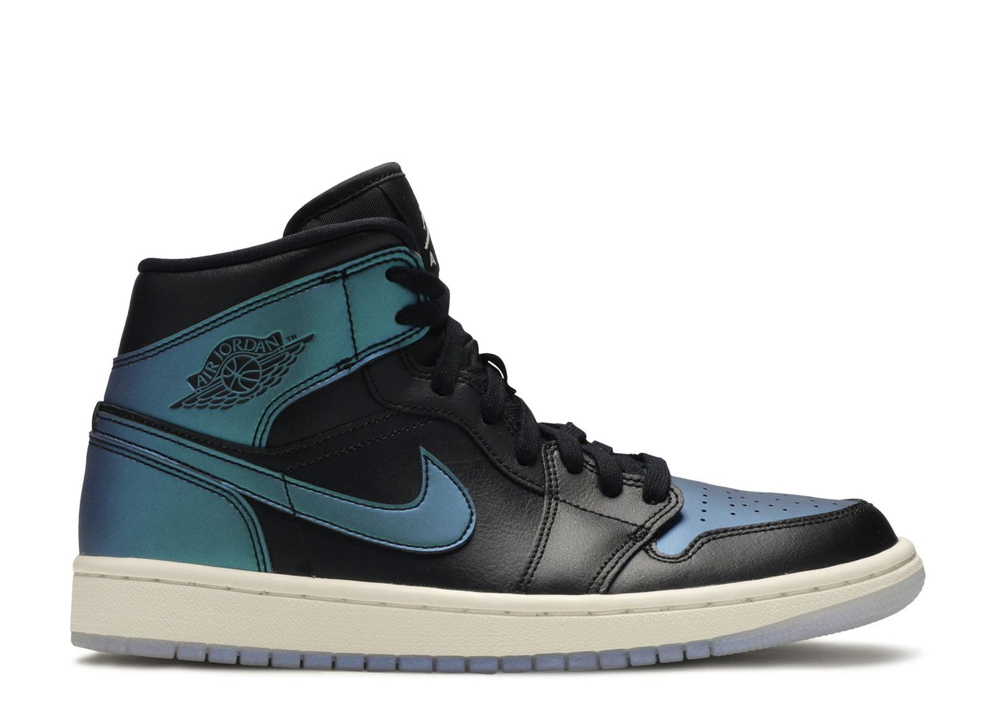 Air Jordan 1 Mid Iridescent Black