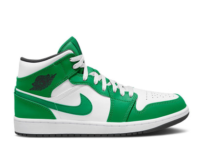 Air Jordan 1 Mid Lucky Green