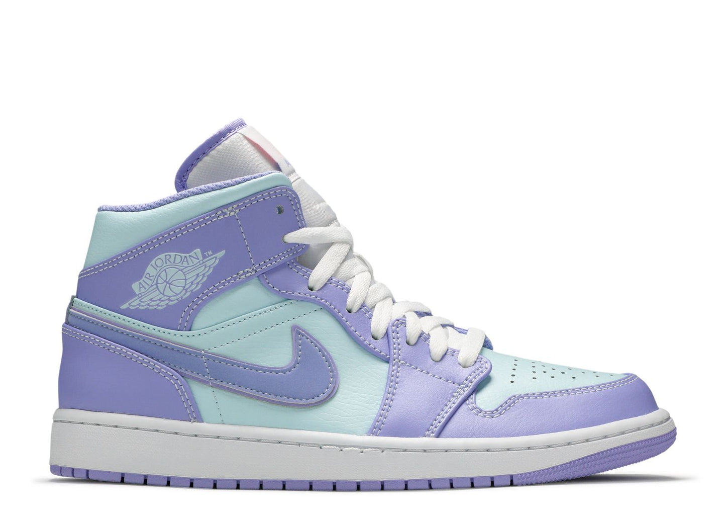 Air Jordan 1 Mid Purple Aqua