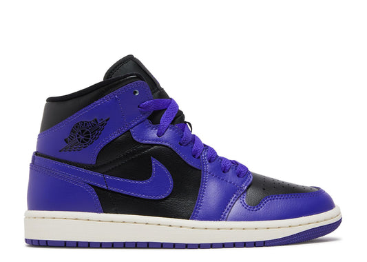 Air Jordan 1 Mid Purple Black