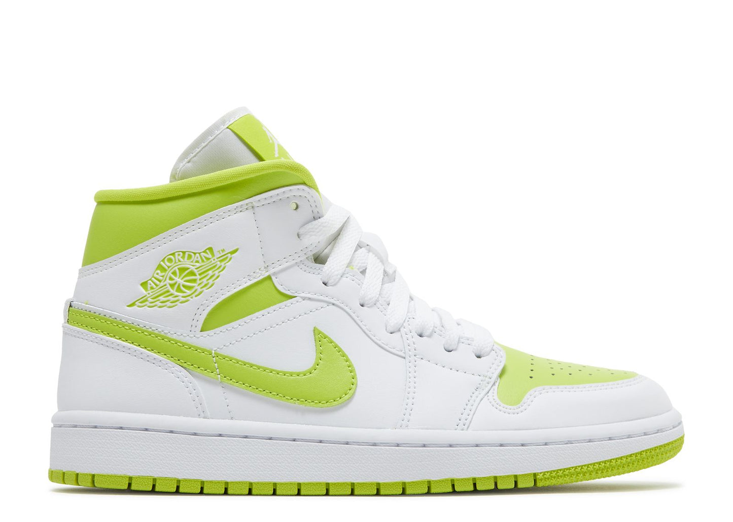 Air Jordan 1 Mid White Lime