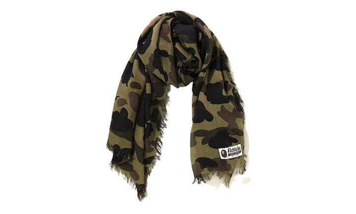 Bape 1st Camo Scarf Green