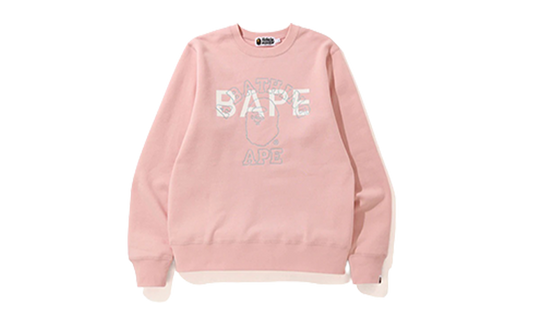 Bape Crewneck College Pink