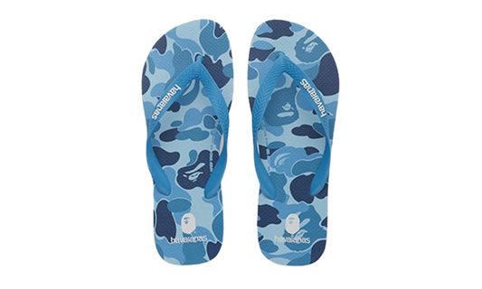 Bape Havaianas Blue Camo