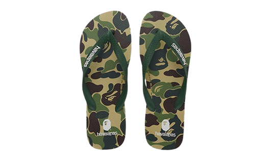 Bape Havaianas Green Camo