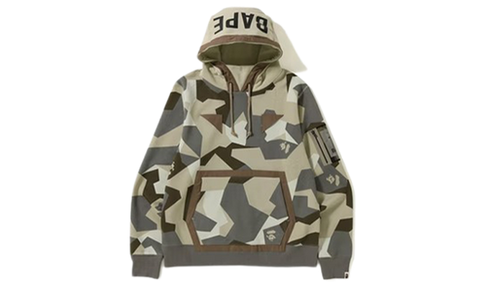 Bape Hoodie Beige Camo Splinter