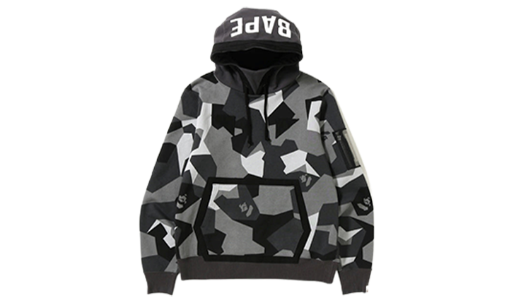 Bape Hoodie Grey Camo Splinter