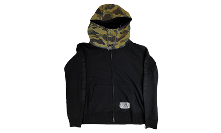 Bape Hoodie Zip Black Camo