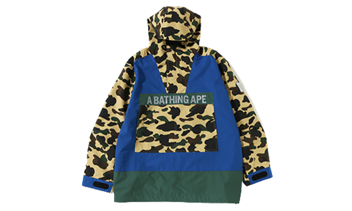 Bape Jacket Anorak 1st Camo Blue