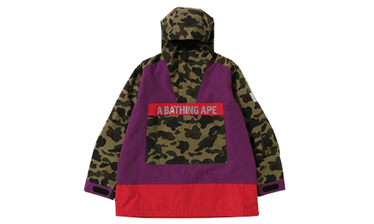 Bape Jacket Anorak 1st Camo Purple