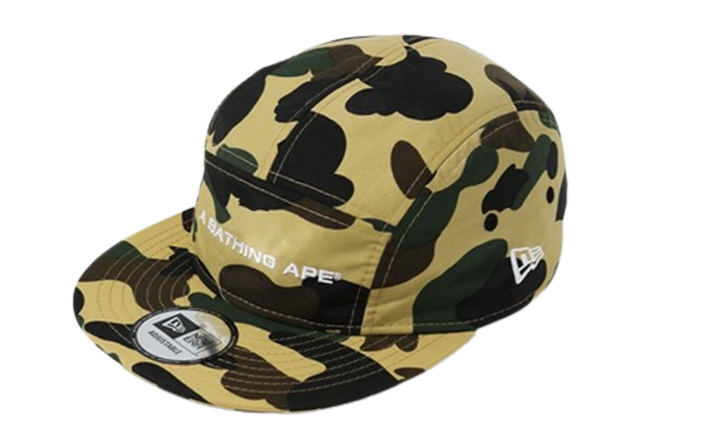 Bape New Era Jet Cap Yellow Camo