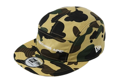 Bape New Era Jet Cap Yellow Camo