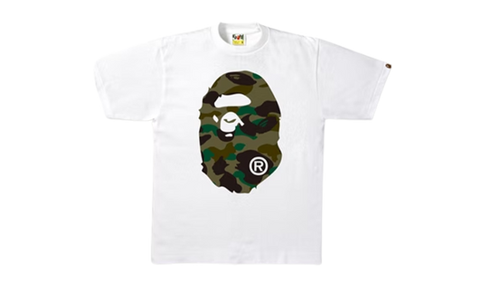 Bape Tee 1st Camo Ape Head White