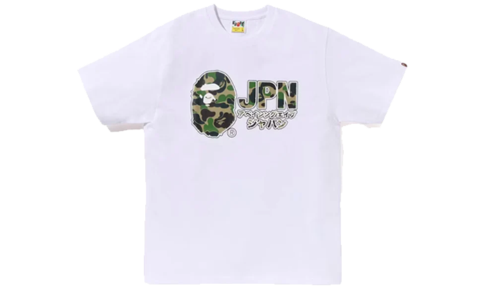 Bape Tee ABC Camo JPN Katakana White