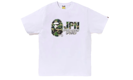 Bape Tee ABC Camo JPN Katakana White