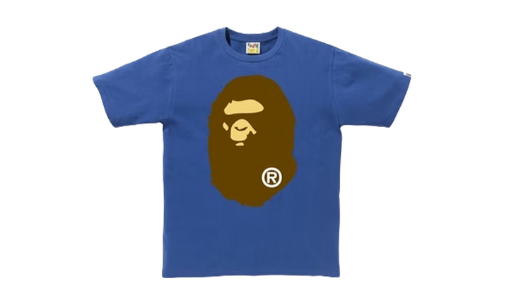 Bape Tee Ape Head Blue