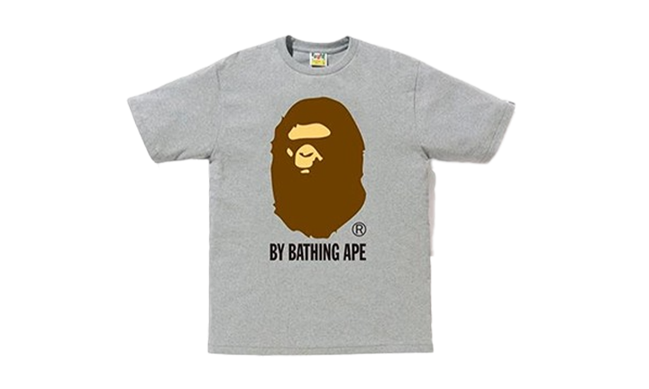 Bape Tee Ape Head Grey (Ladies)