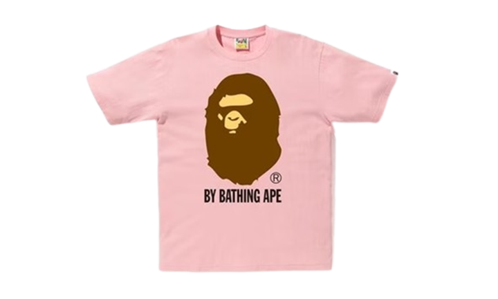 Bape Tee Ape Head Pink (Ladies)