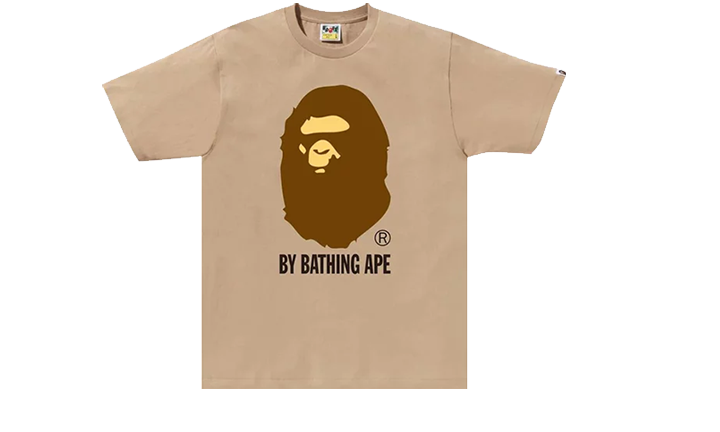 Bape Tee By Bathing Ape Beige