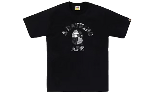 Bape Tee Liquid Camo College Black