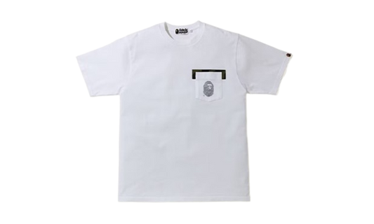 Bape Tee Pocket Reverse Ape White