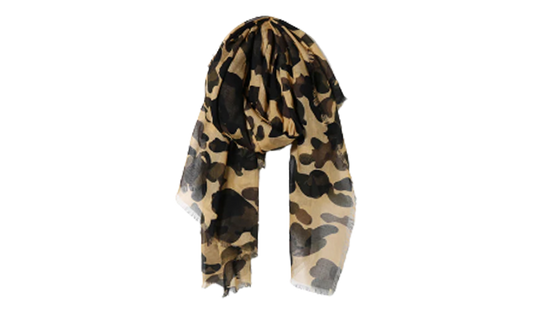 Bape Yellow Camo Scarf Green