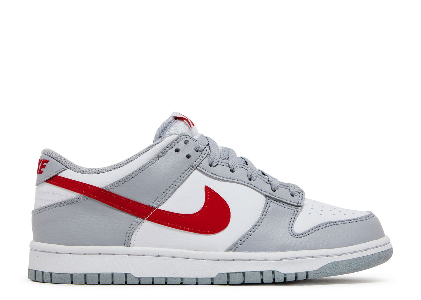 Dunk Low White Grey Red