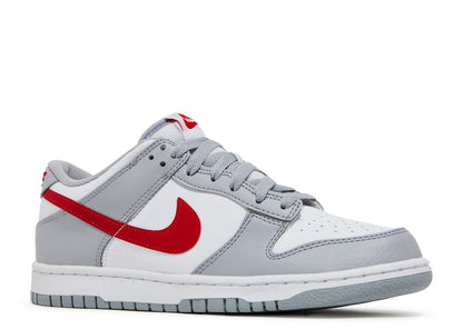 Dunk Low White Grey Red