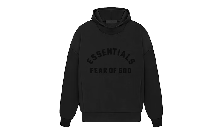 Fear of God Essentials Hoodie Jet Black