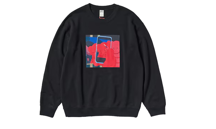 KAWS + Warhol Graphic Sweatshirt Black