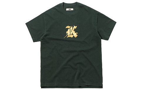 Kith Gothic K Tee Green