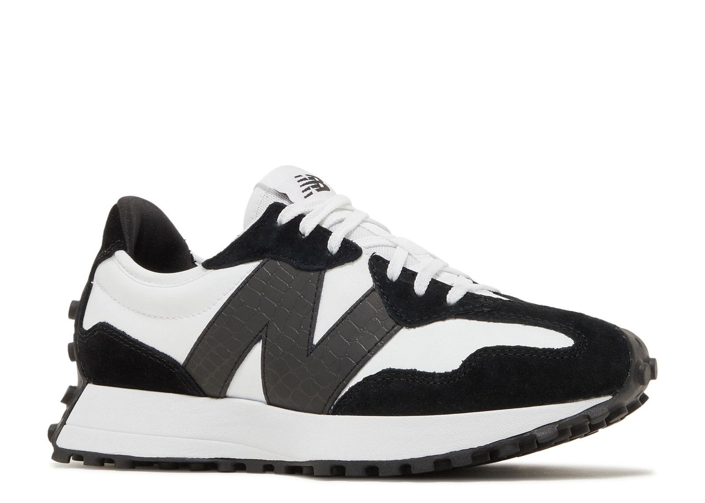 New Balance 327 Black White Black