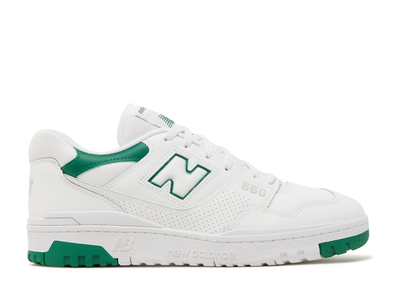 New Balance 550 White Classic Green