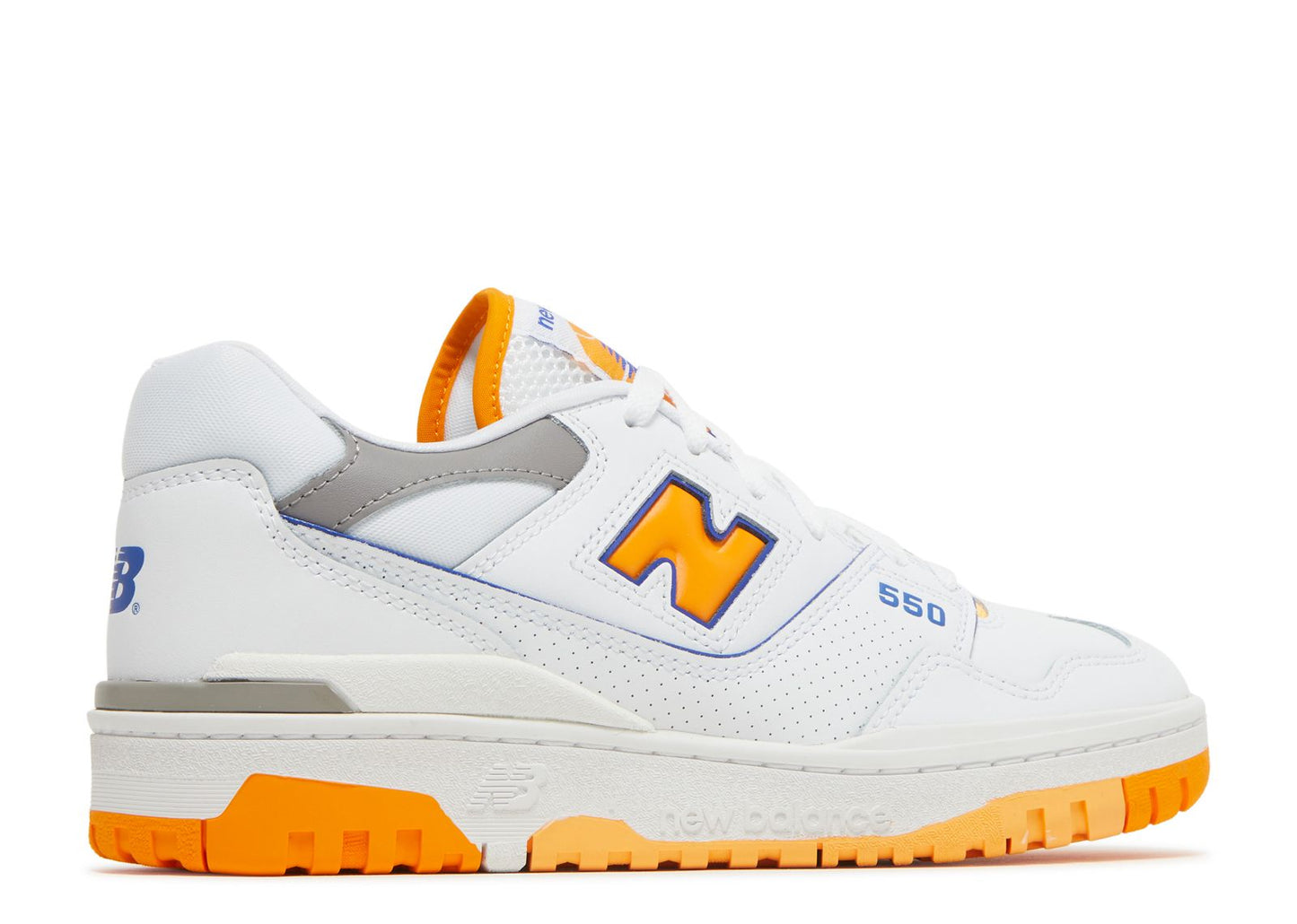 New Balance 550 White Vibrant Orange