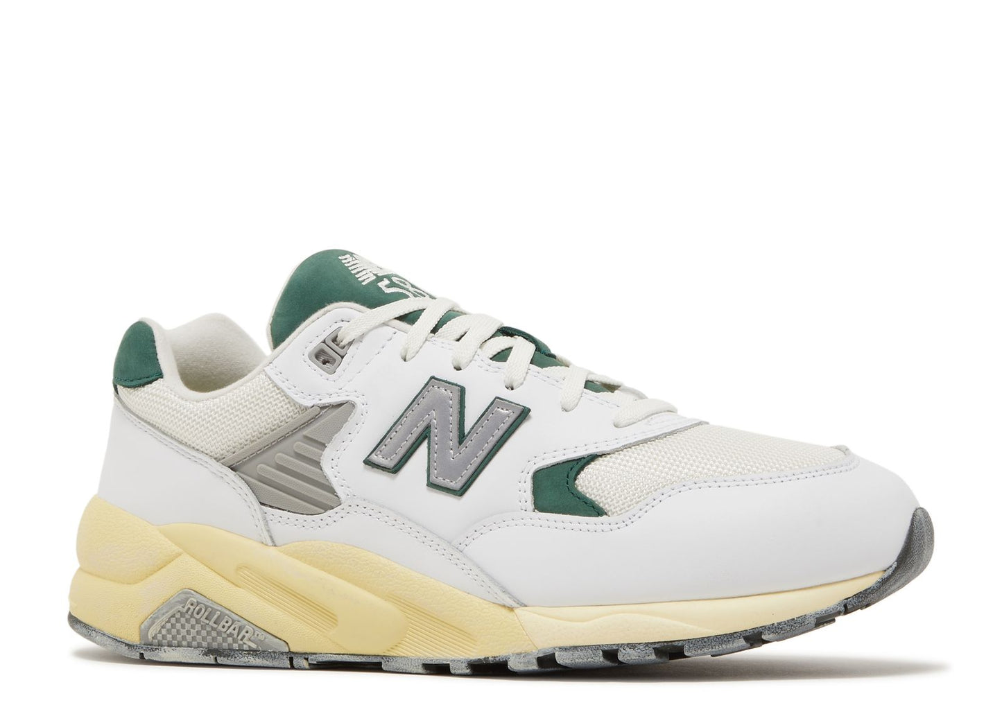 New Balance 580 White Nightwatch Green