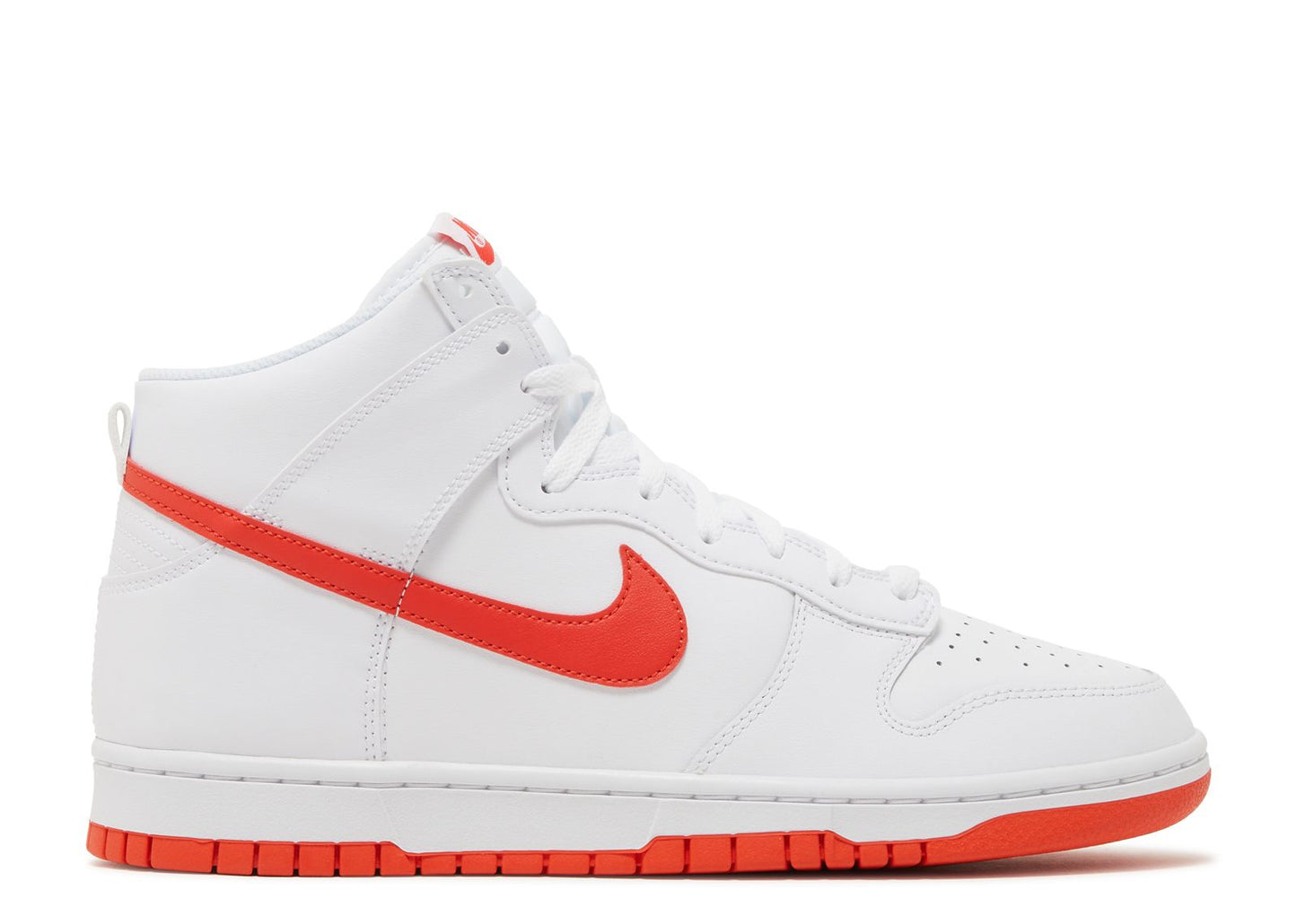 Nike Dunk High White Picante Red