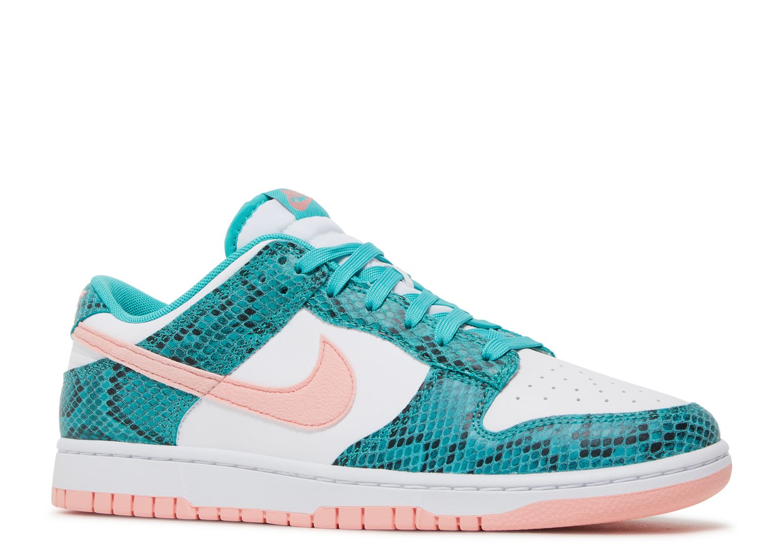 Nike Dunk Low Washed Teal Snakeskin