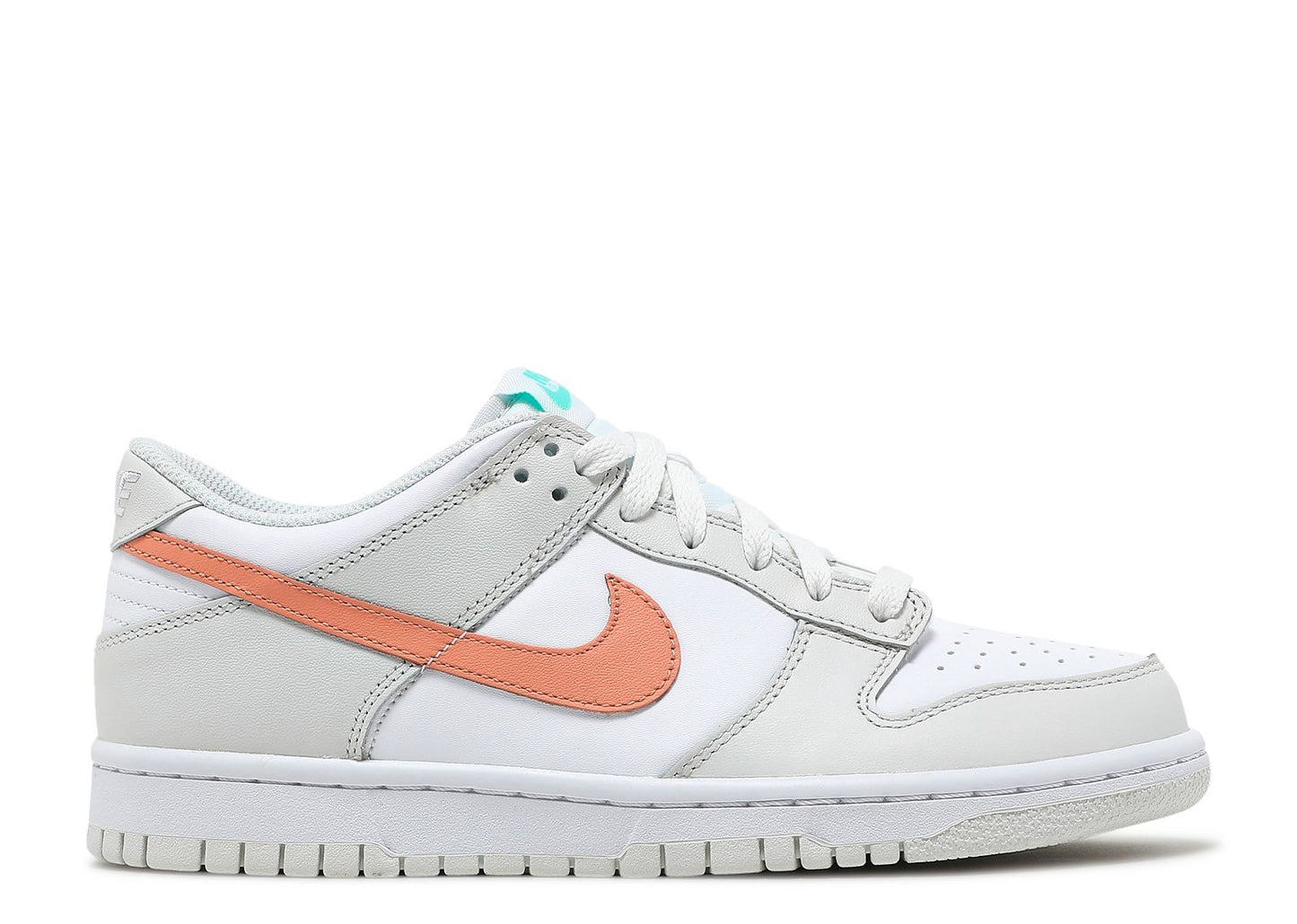 Nike Dunk Low White Bone Peach Aqua